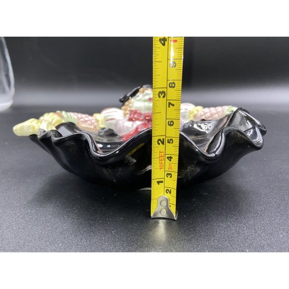 Fitz and Floyd Halloween Witch Candy Dish Vintage Glazed Ceramic 1992 - Picture 11 of 12